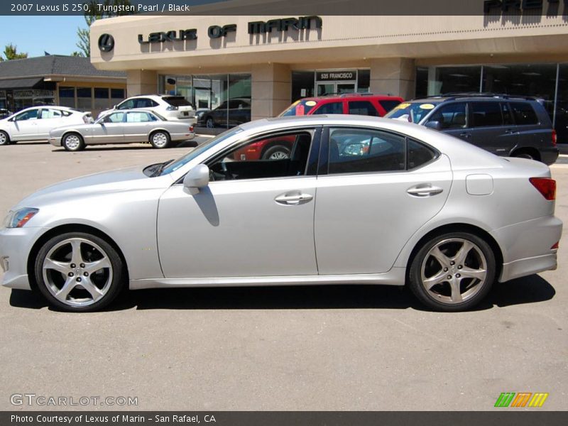 Tungsten Pearl / Black 2007 Lexus IS 250