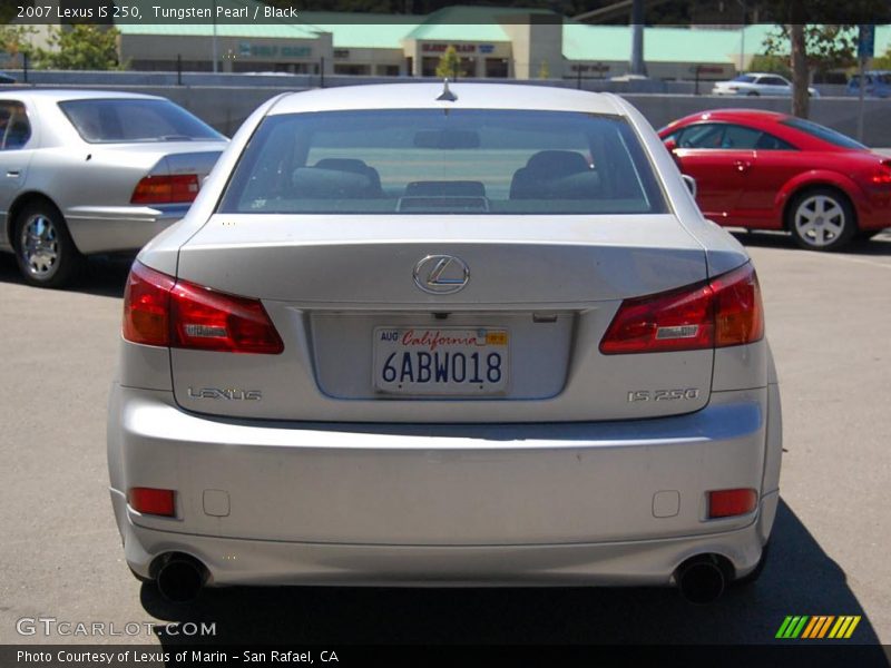 Tungsten Pearl / Black 2007 Lexus IS 250