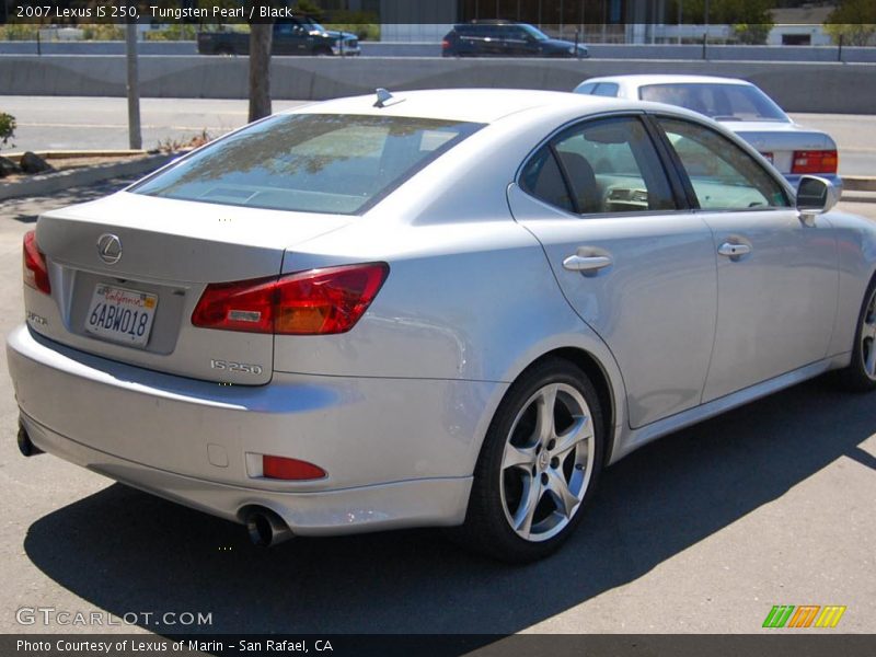 Tungsten Pearl / Black 2007 Lexus IS 250