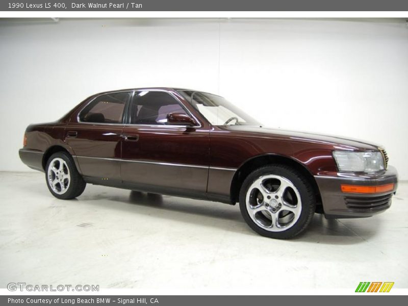 Dark Walnut Pearl / Tan 1990 Lexus LS 400