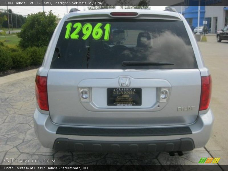 Starlight Silver Metallic / Gray 2004 Honda Pilot EX-L 4WD