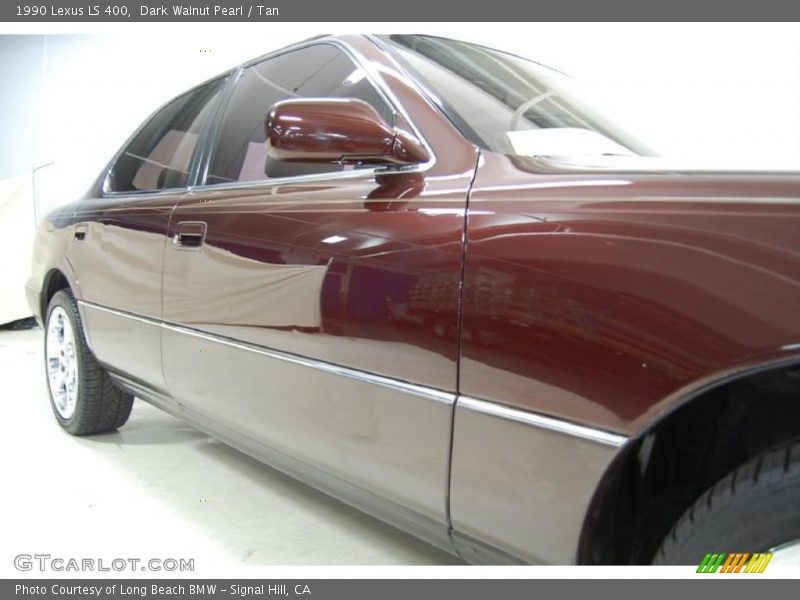 Dark Walnut Pearl / Tan 1990 Lexus LS 400