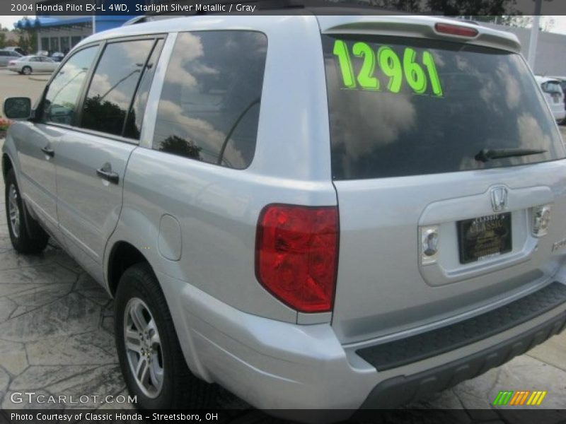 Starlight Silver Metallic / Gray 2004 Honda Pilot EX-L 4WD