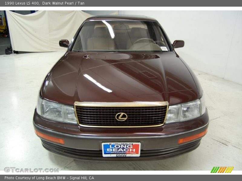 Dark Walnut Pearl / Tan 1990 Lexus LS 400