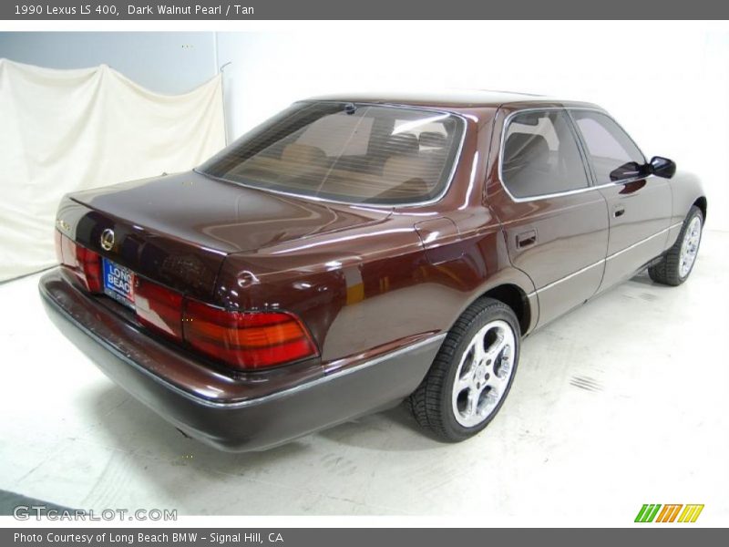 Dark Walnut Pearl / Tan 1990 Lexus LS 400