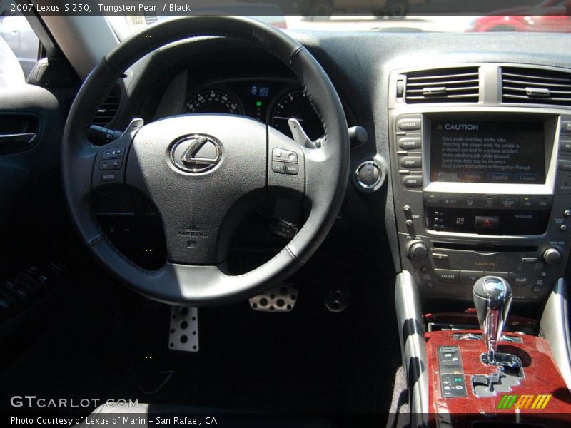 Tungsten Pearl / Black 2007 Lexus IS 250