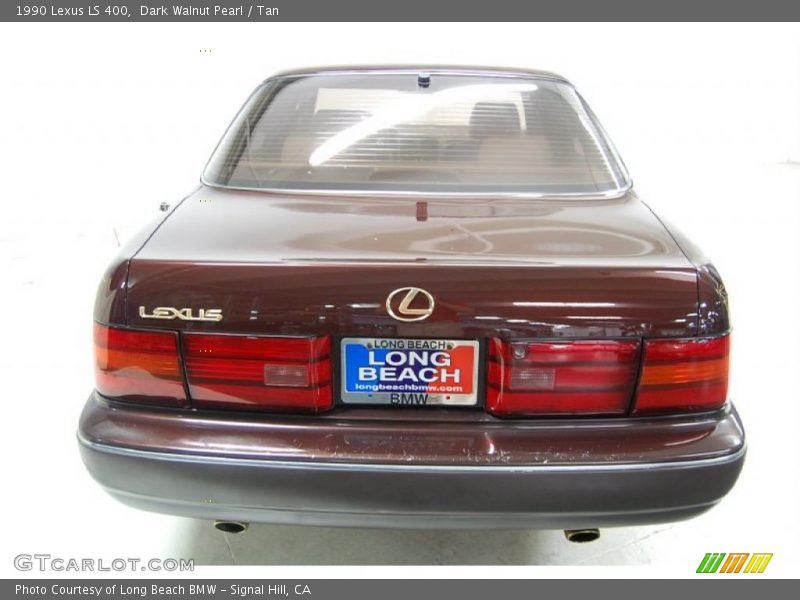 Dark Walnut Pearl / Tan 1990 Lexus LS 400