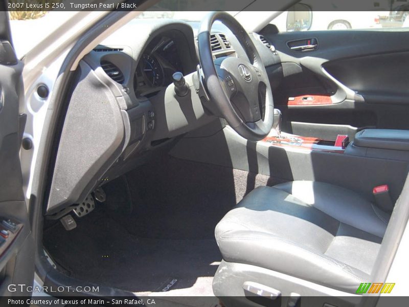 Tungsten Pearl / Black 2007 Lexus IS 250