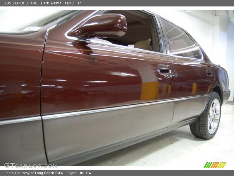 Dark Walnut Pearl / Tan 1990 Lexus LS 400