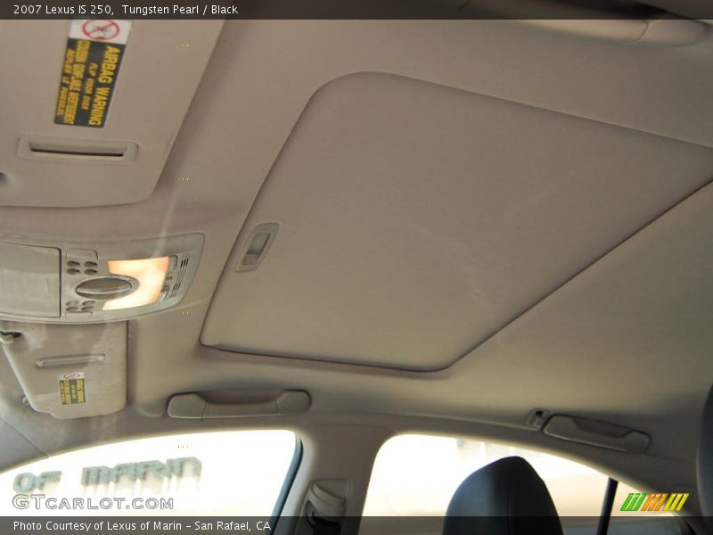 Tungsten Pearl / Black 2007 Lexus IS 250