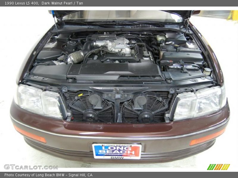 Dark Walnut Pearl / Tan 1990 Lexus LS 400