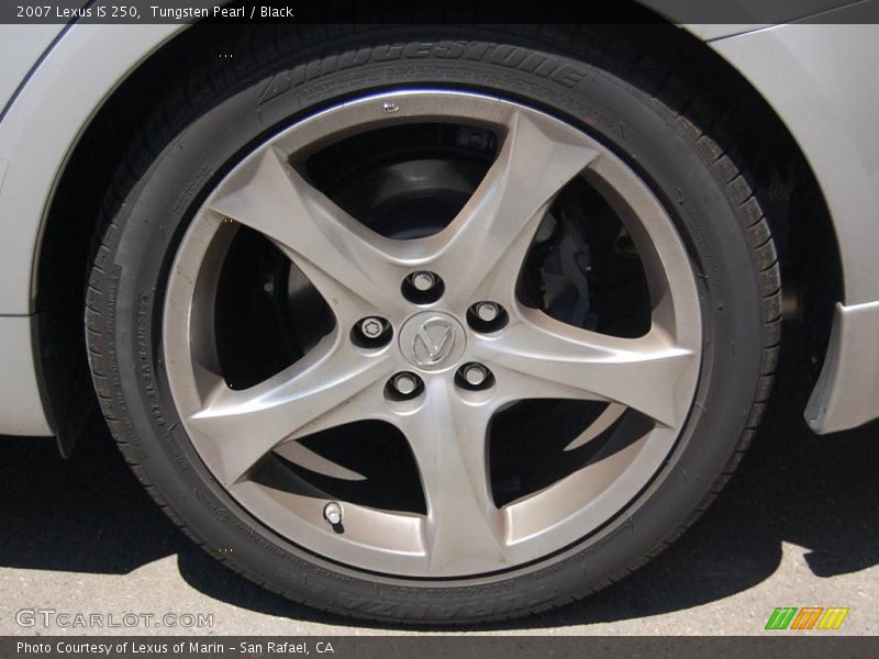 Tungsten Pearl / Black 2007 Lexus IS 250