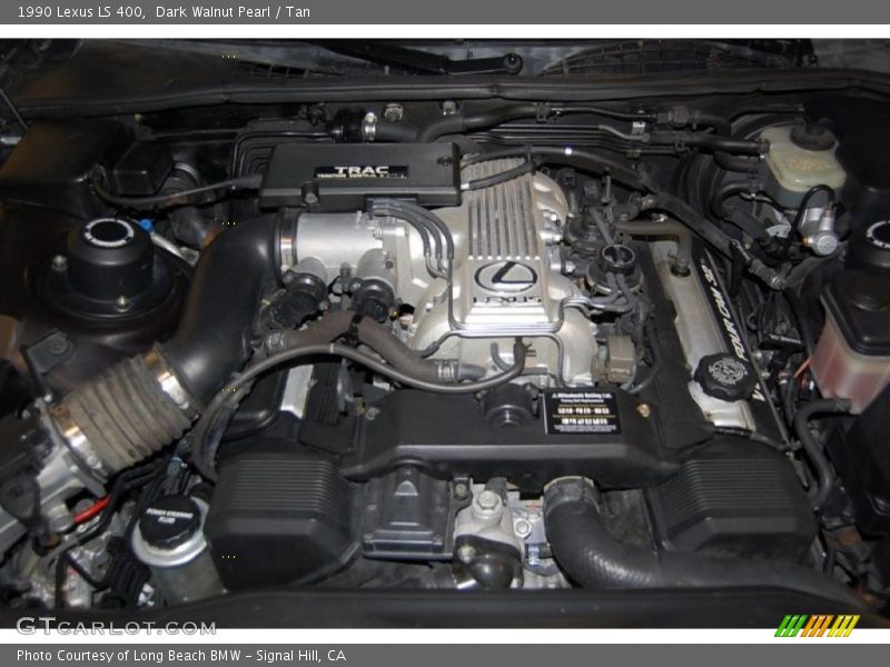 Dark Walnut Pearl / Tan 1990 Lexus LS 400