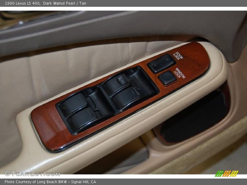 Dark Walnut Pearl / Tan 1990 Lexus LS 400