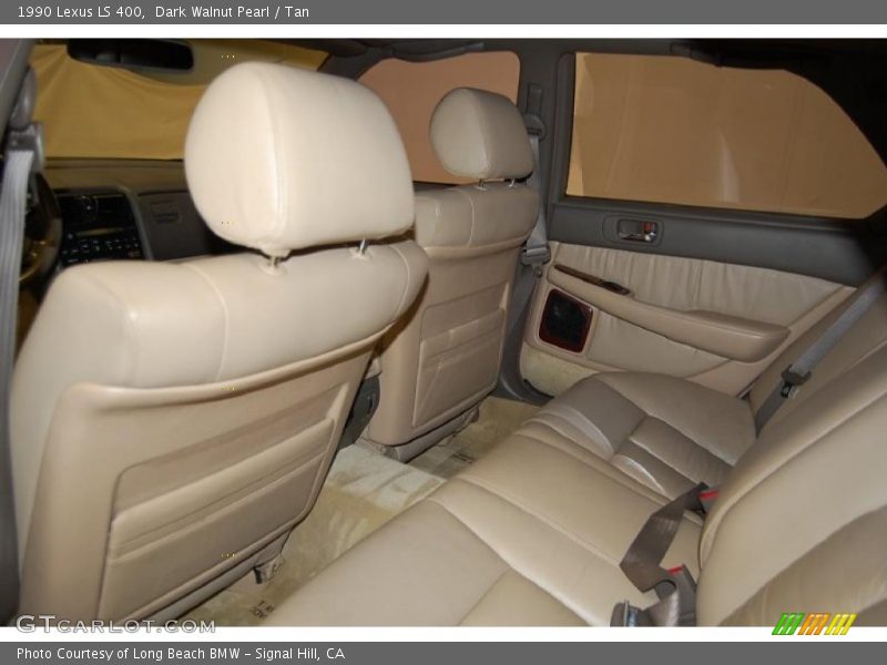Dark Walnut Pearl / Tan 1990 Lexus LS 400