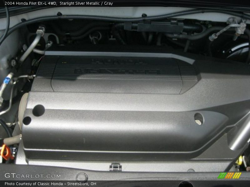 Starlight Silver Metallic / Gray 2004 Honda Pilot EX-L 4WD
