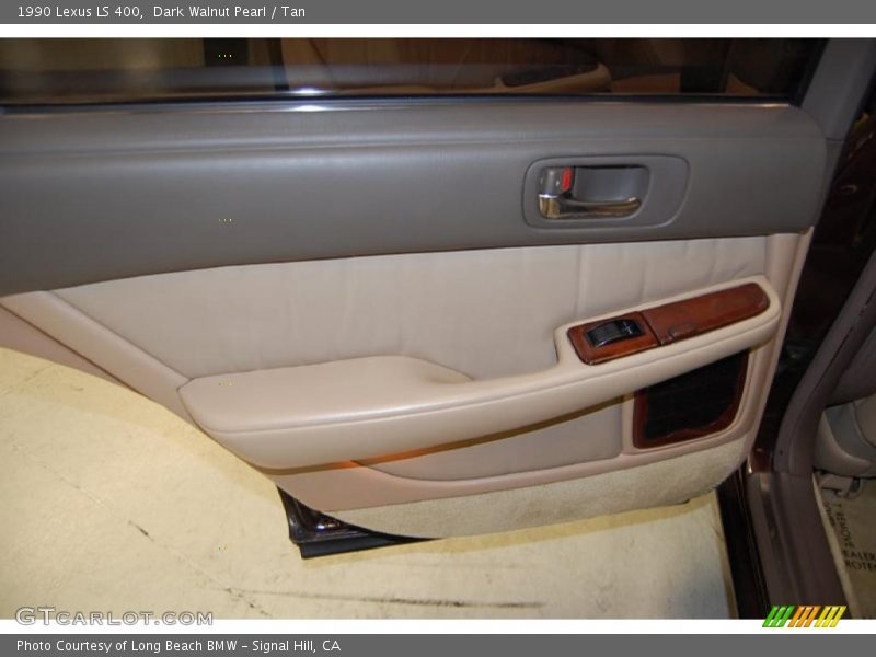 Dark Walnut Pearl / Tan 1990 Lexus LS 400