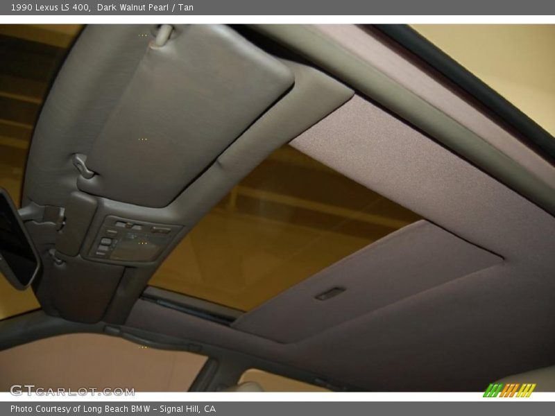 Dark Walnut Pearl / Tan 1990 Lexus LS 400