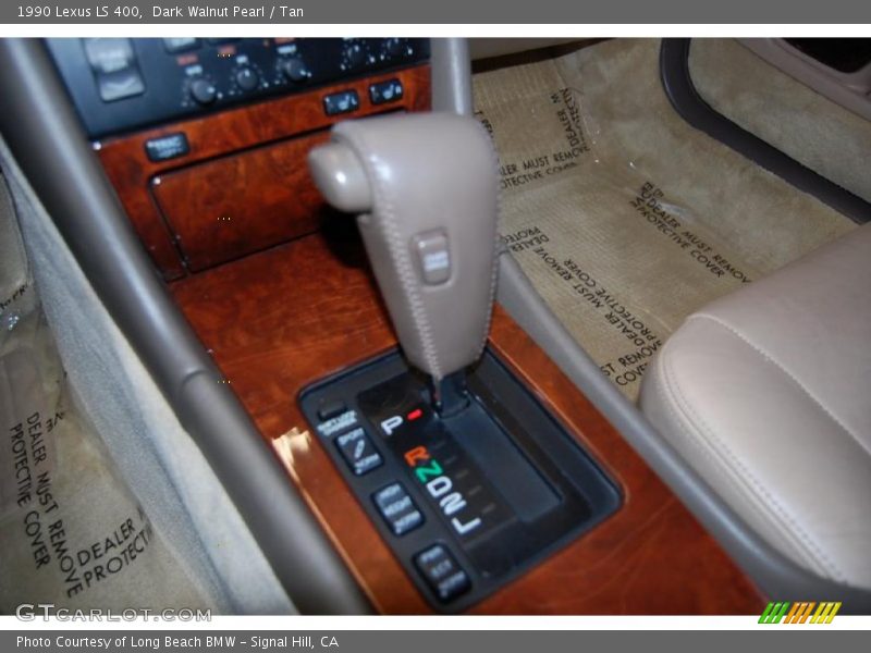 Dark Walnut Pearl / Tan 1990 Lexus LS 400