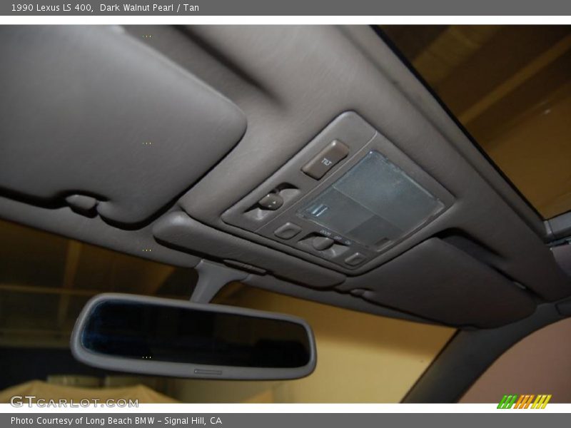 Dark Walnut Pearl / Tan 1990 Lexus LS 400
