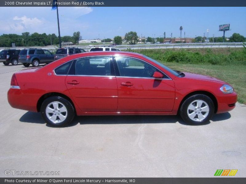 Precision Red / Ebony Black 2008 Chevrolet Impala LT