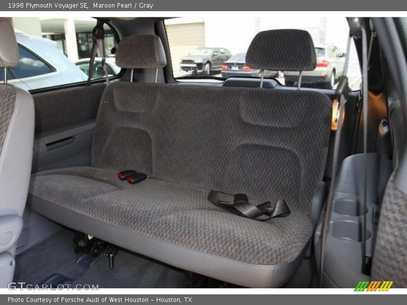 Maroon Pearl / Gray 1998 Plymouth Voyager SE