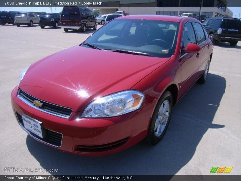 Precision Red / Ebony Black 2008 Chevrolet Impala LT