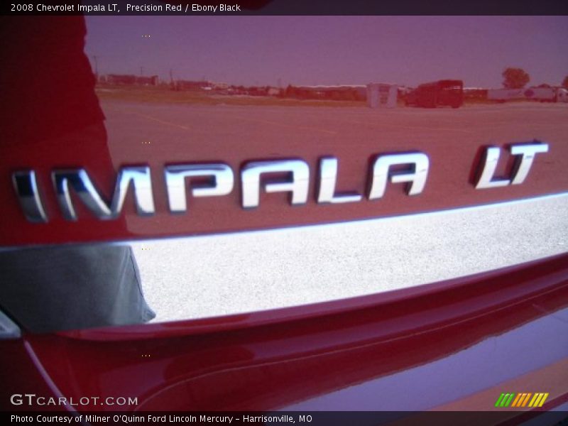 Precision Red / Ebony Black 2008 Chevrolet Impala LT