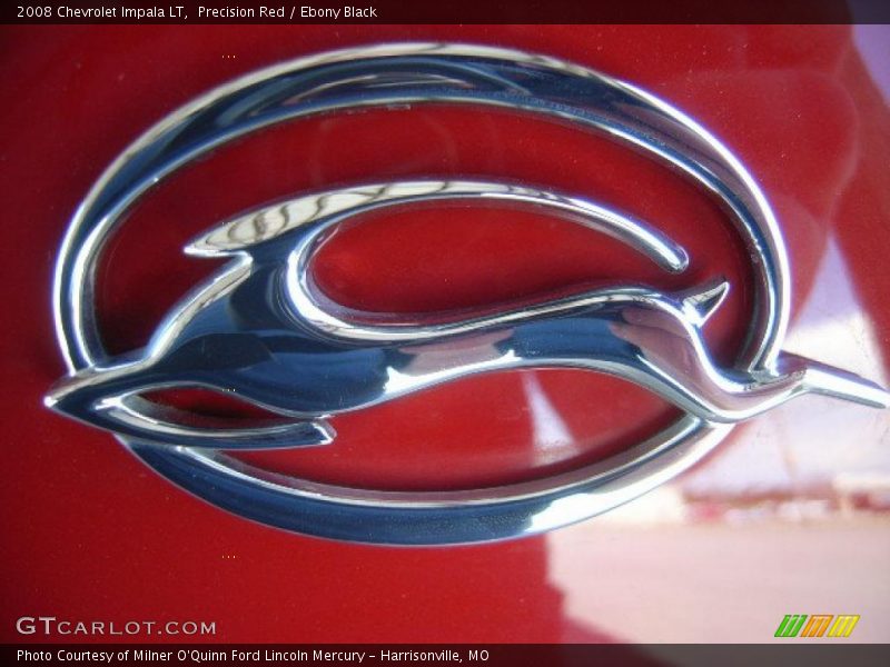 Precision Red / Ebony Black 2008 Chevrolet Impala LT
