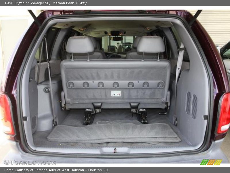 Maroon Pearl / Gray 1998 Plymouth Voyager SE