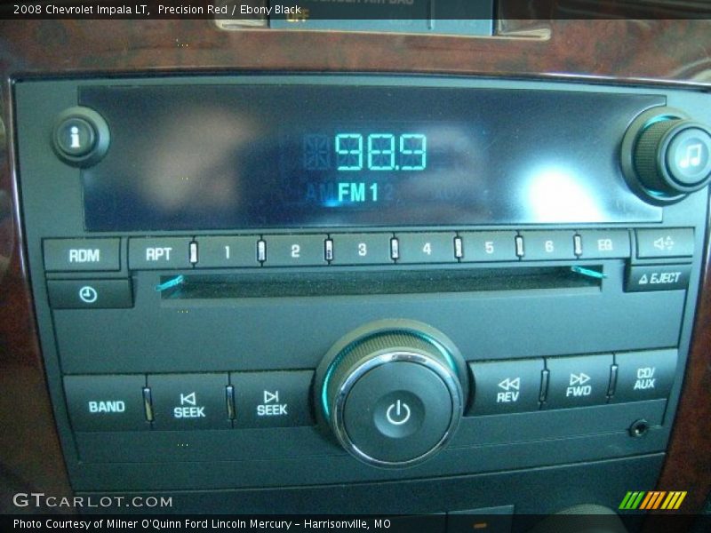 Precision Red / Ebony Black 2008 Chevrolet Impala LT