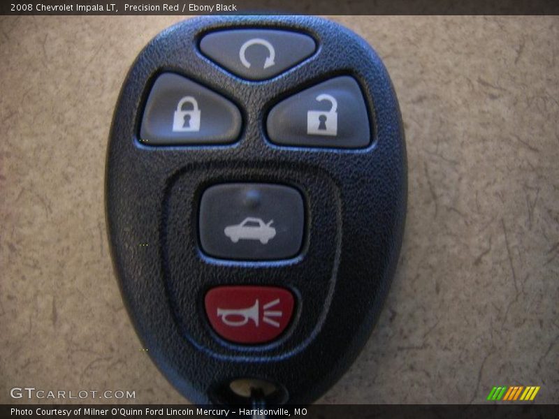 Precision Red / Ebony Black 2008 Chevrolet Impala LT