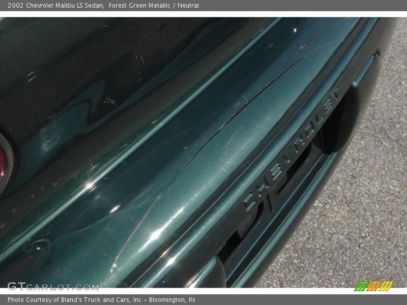 Forest Green Metallic / Neutral 2002 Chevrolet Malibu LS Sedan