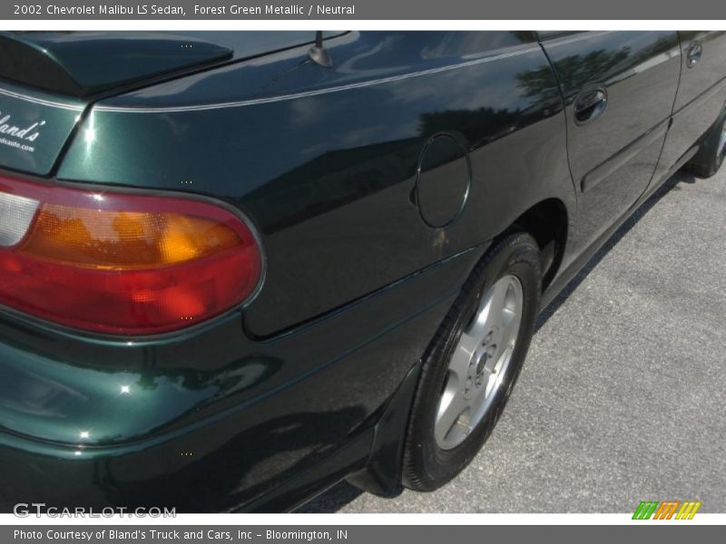 Forest Green Metallic / Neutral 2002 Chevrolet Malibu LS Sedan