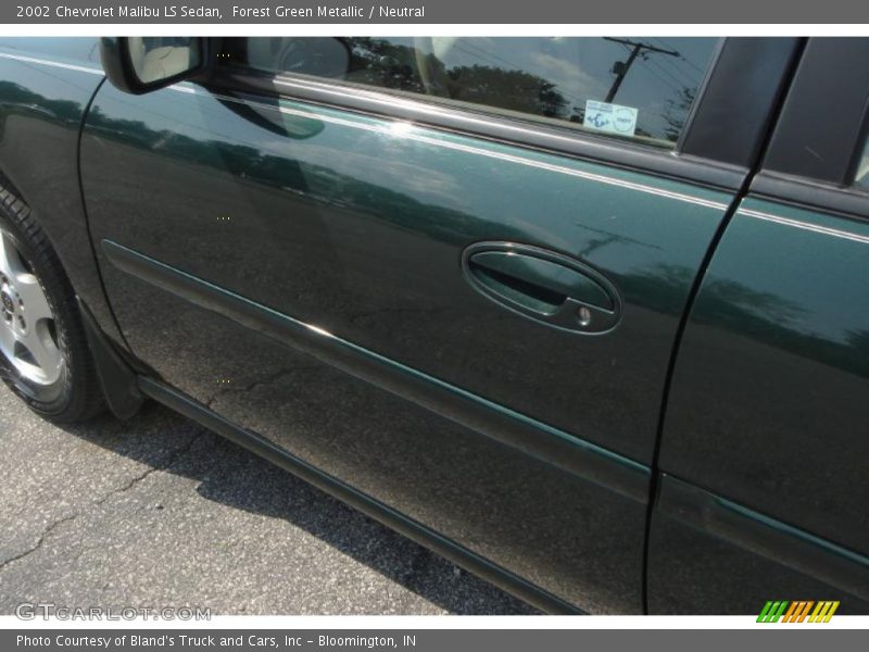 Forest Green Metallic / Neutral 2002 Chevrolet Malibu LS Sedan