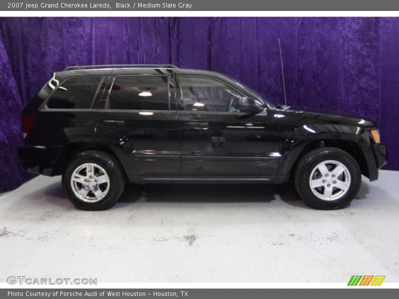 Black / Medium Slate Gray 2007 Jeep Grand Cherokee Laredo