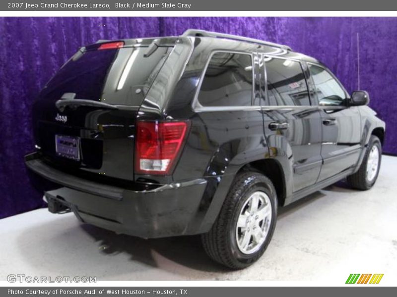 Black / Medium Slate Gray 2007 Jeep Grand Cherokee Laredo