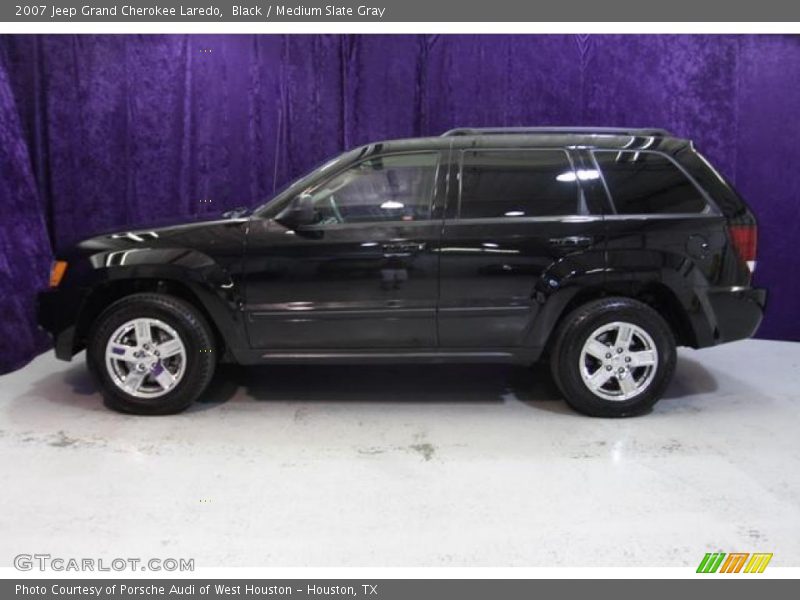 Black / Medium Slate Gray 2007 Jeep Grand Cherokee Laredo