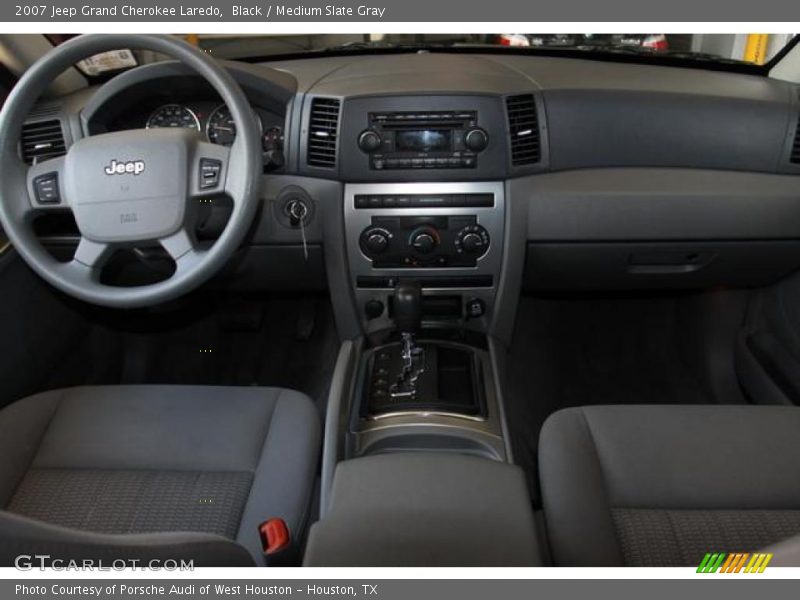Black / Medium Slate Gray 2007 Jeep Grand Cherokee Laredo