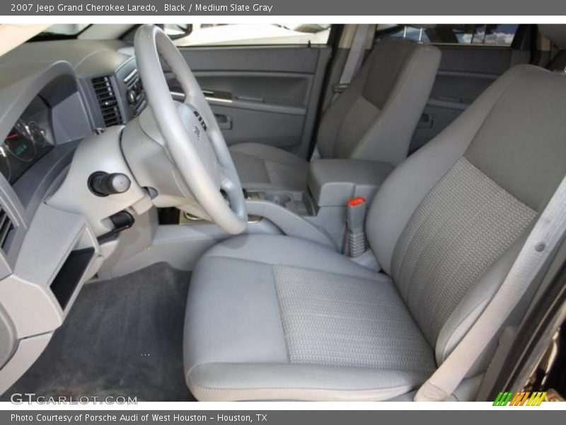 Black / Medium Slate Gray 2007 Jeep Grand Cherokee Laredo
