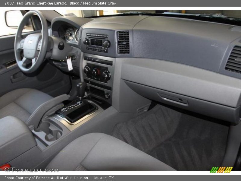 Black / Medium Slate Gray 2007 Jeep Grand Cherokee Laredo