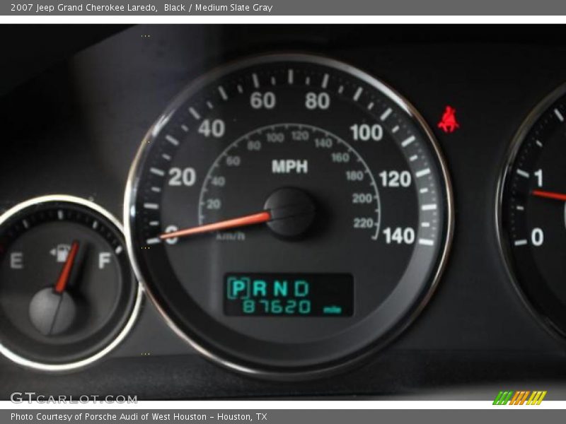 Black / Medium Slate Gray 2007 Jeep Grand Cherokee Laredo