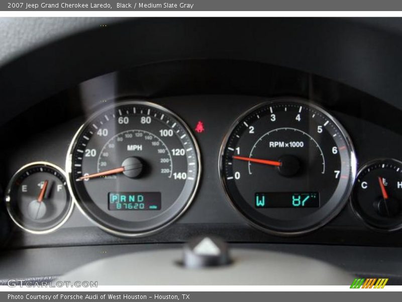 Black / Medium Slate Gray 2007 Jeep Grand Cherokee Laredo