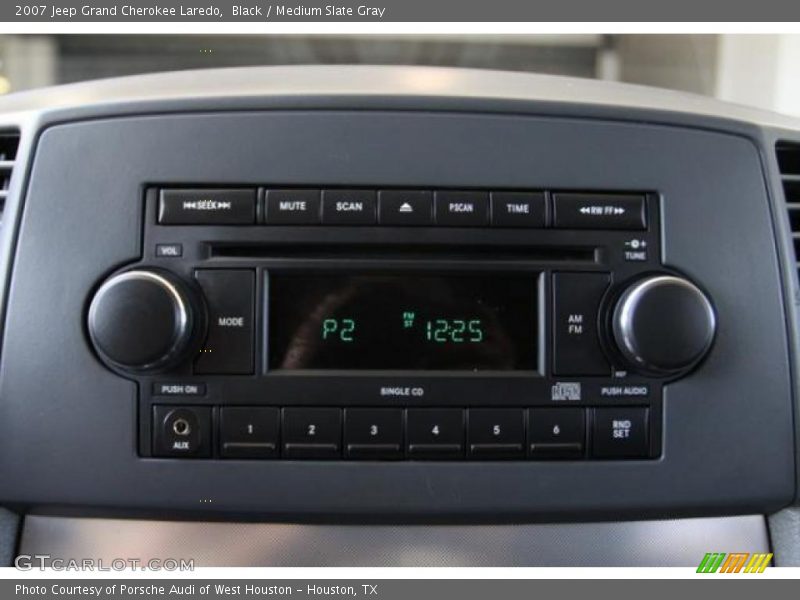 Black / Medium Slate Gray 2007 Jeep Grand Cherokee Laredo