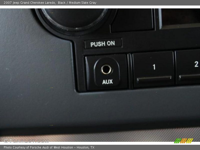 Black / Medium Slate Gray 2007 Jeep Grand Cherokee Laredo