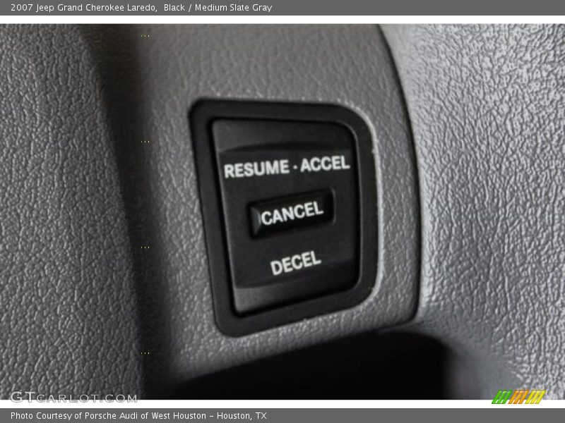 Black / Medium Slate Gray 2007 Jeep Grand Cherokee Laredo