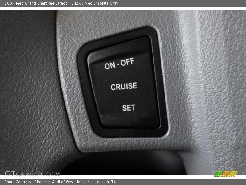 Black / Medium Slate Gray 2007 Jeep Grand Cherokee Laredo