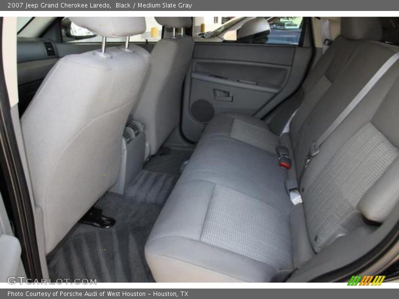 Black / Medium Slate Gray 2007 Jeep Grand Cherokee Laredo