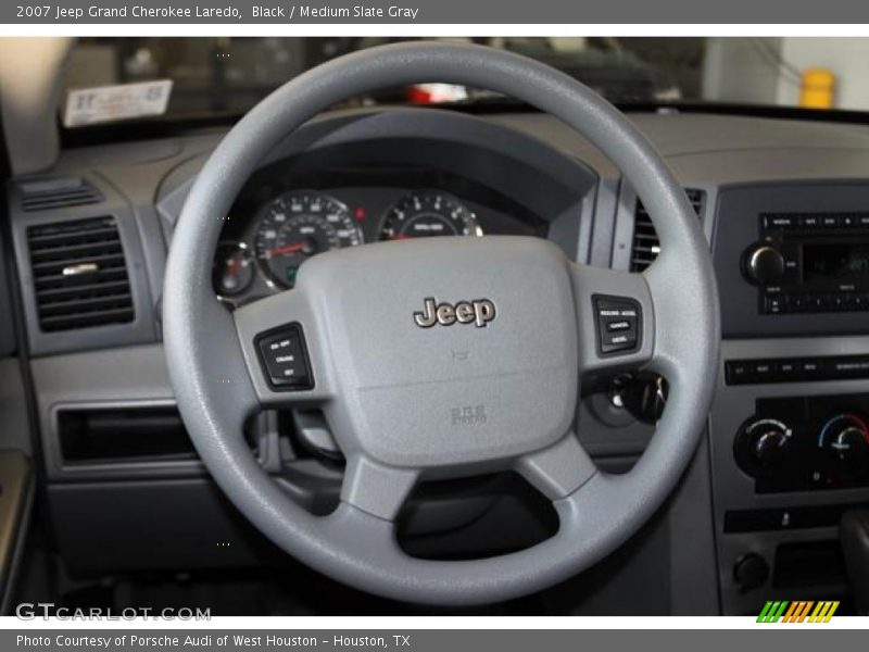 Black / Medium Slate Gray 2007 Jeep Grand Cherokee Laredo