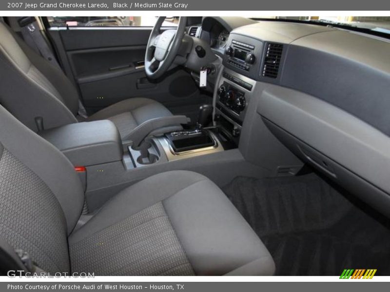 Black / Medium Slate Gray 2007 Jeep Grand Cherokee Laredo